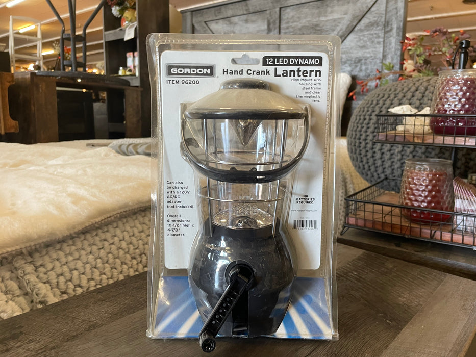 Gordon hand crank lantern new in package 32622