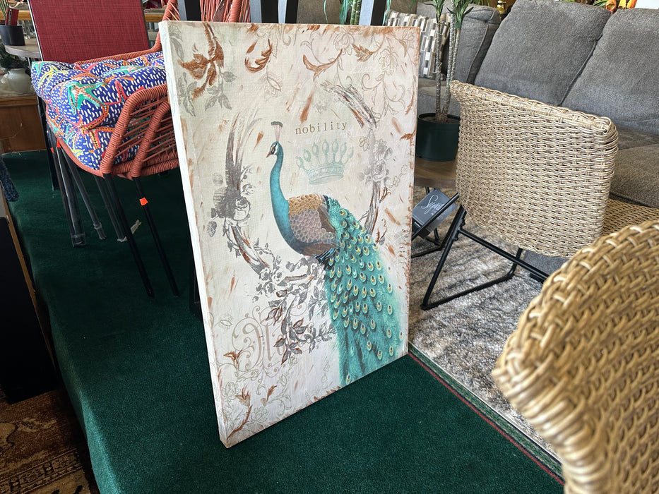 Peacock canvas print 31045