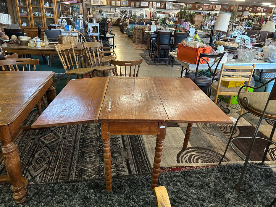 Wood drop leaf kitchen or dining table 34327
