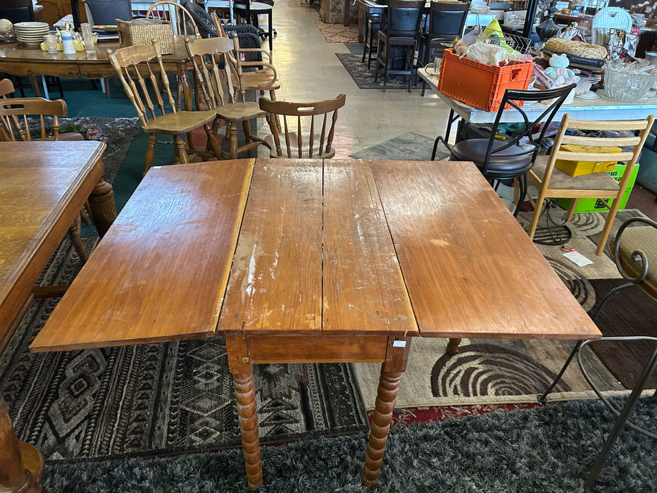 Wood drop leaf kitchen or dining table 34327