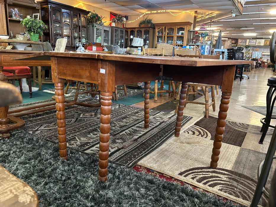 Wood drop leaf kitchen or dining table 34327