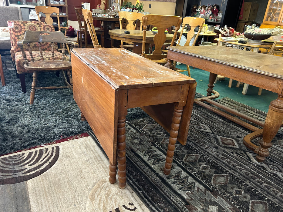 Wood drop leaf kitchen or dining table 34327