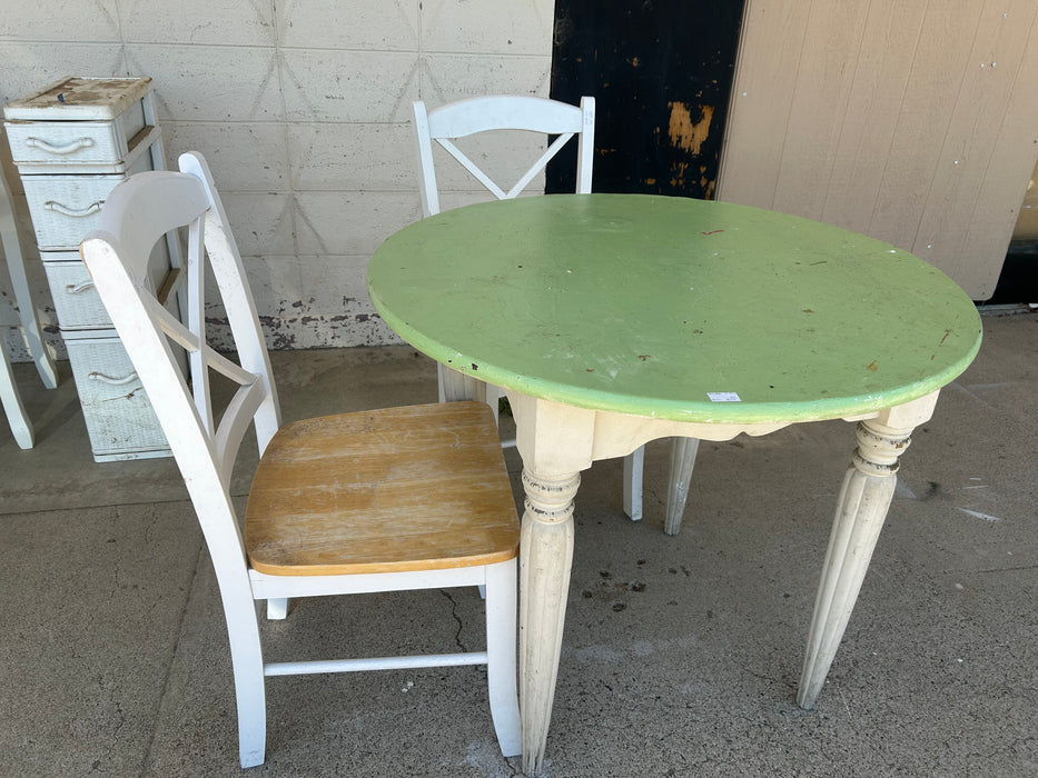 Dining table with 2 chairs 3pc set 34336