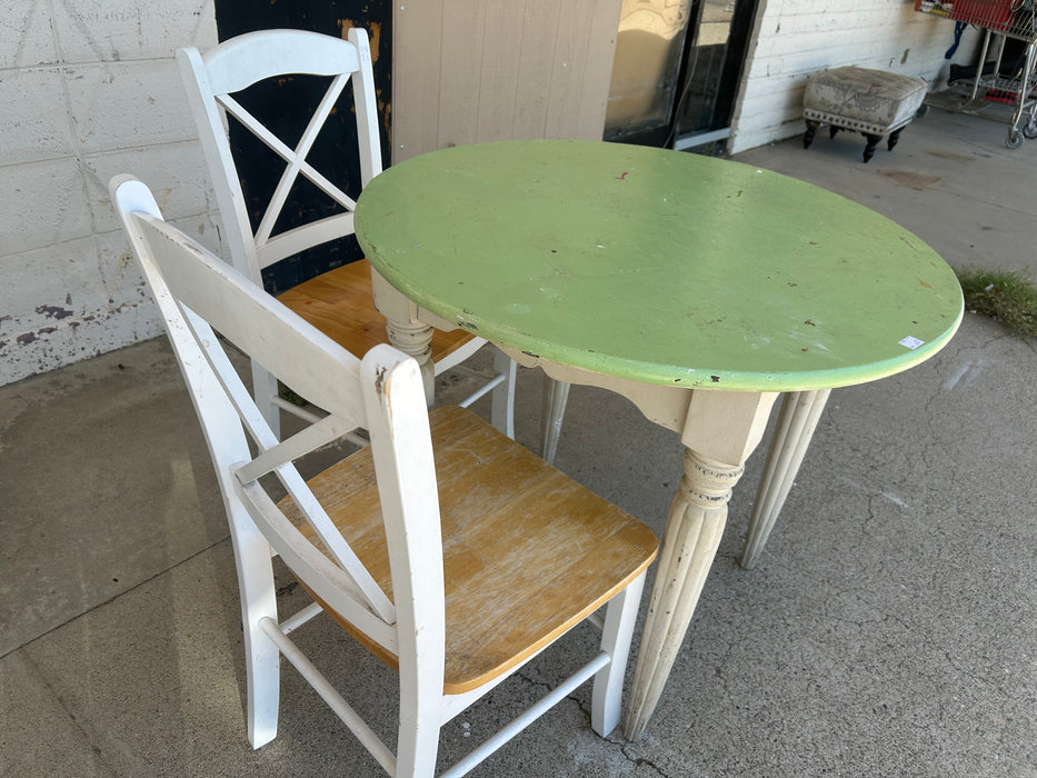 Dining table with 2 chairs 3pc set 34336