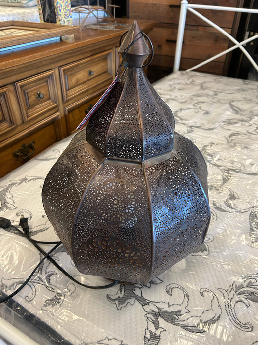 Metal Casa Moro Oriental Asian table lamp 34339