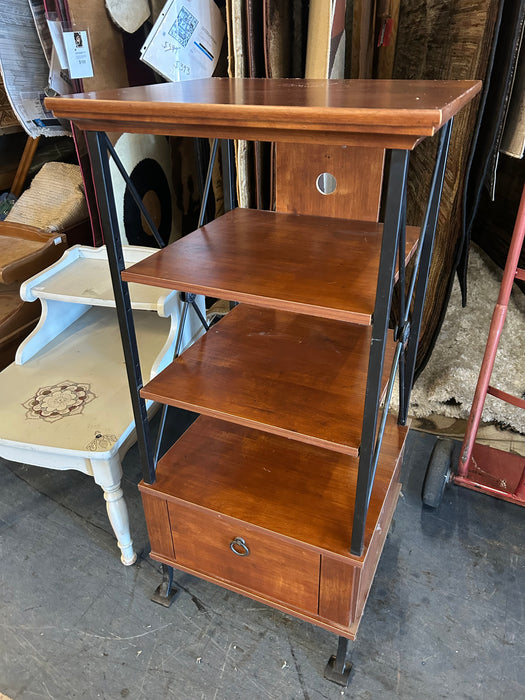 4 tier one drawer shelf display rack 34351