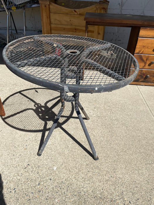 Wrought iron bistro outdoor patio dining table 32650