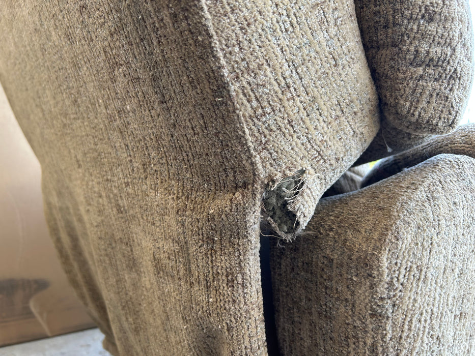 Tan rocker recliner chair 34362