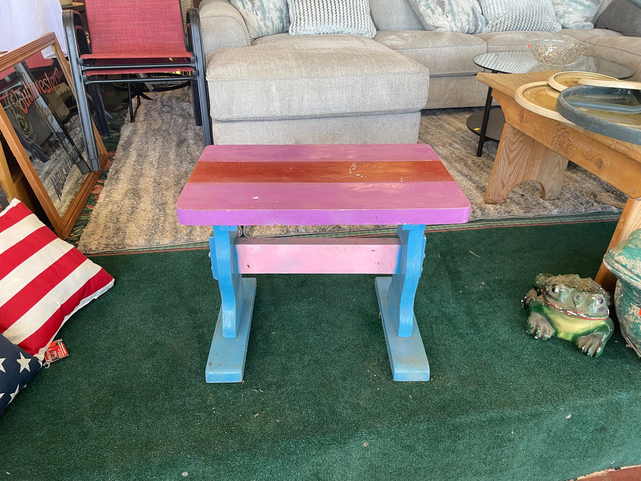 Colorful kids/children's desk/bench/side table 32671