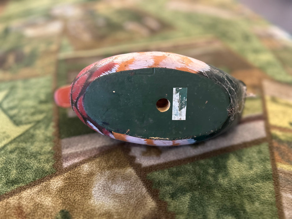 Hand carved wooden mallard duck 33561