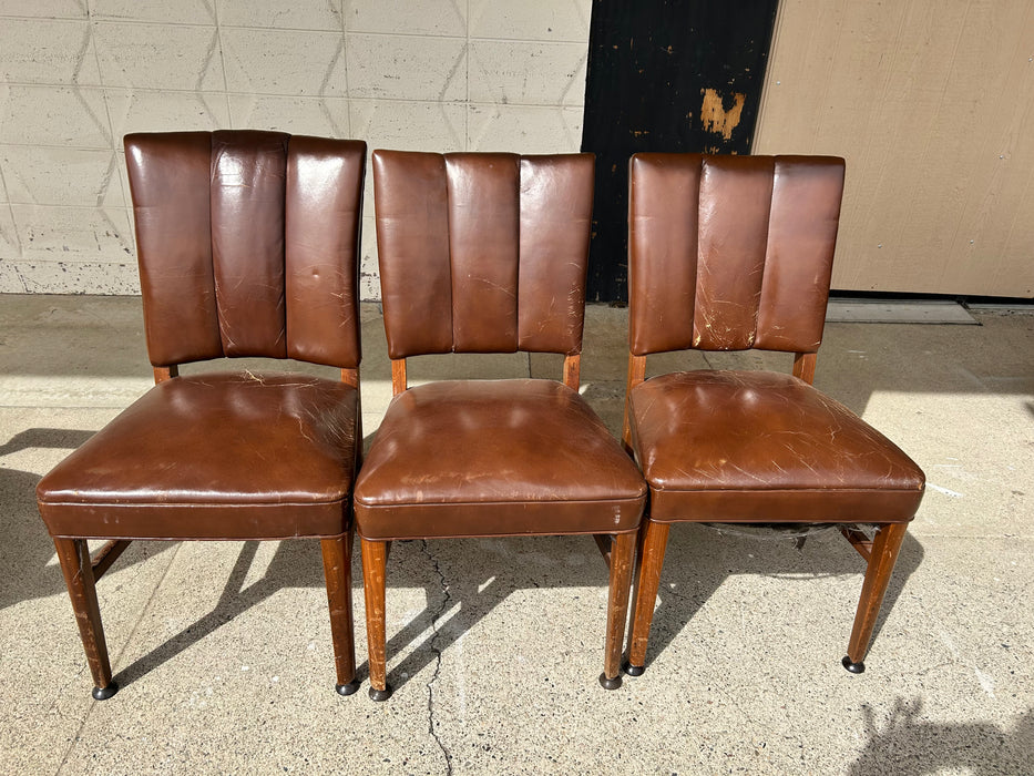 Faux leather kitchen, or dining room chairs 33581