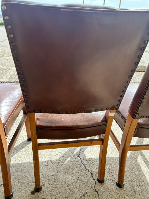 Faux leather kitchen, or dining room chairs 33581