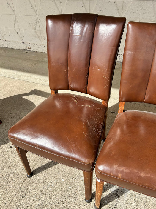 Faux leather kitchen, or dining room chairs 33581