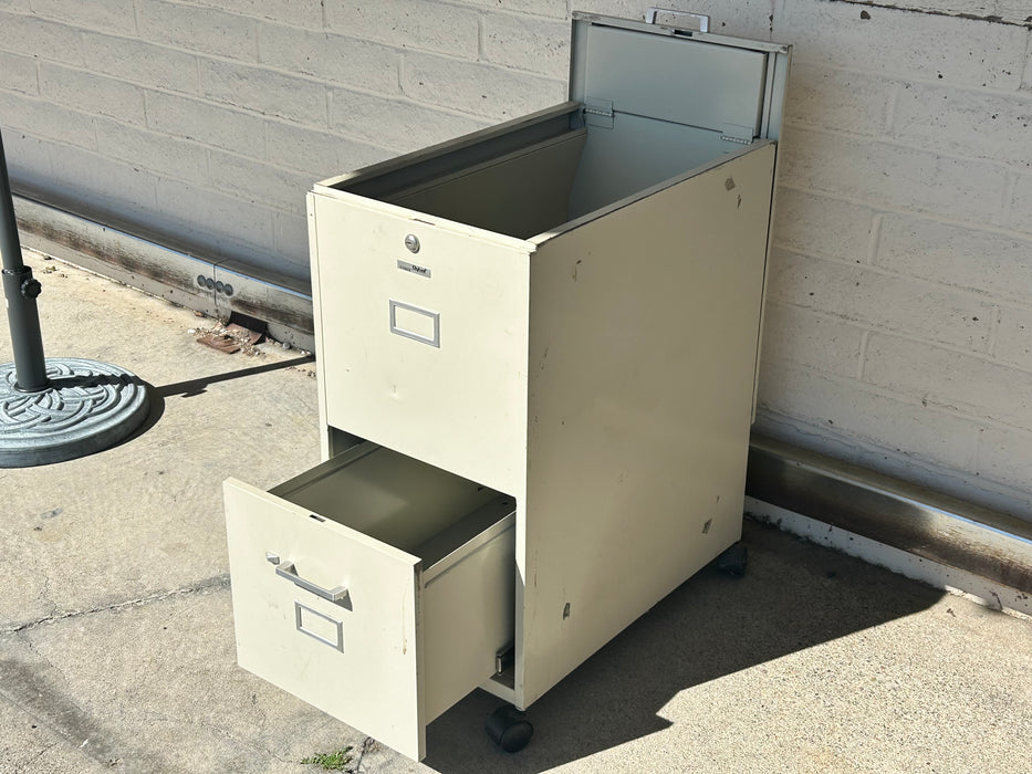 Oxford rolling filing cabinet with 1 drawer, lift top to storage so 2 file areas 33588