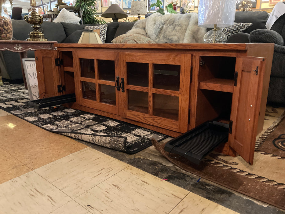Mission style 60" entertainment center/tv stand 32050
