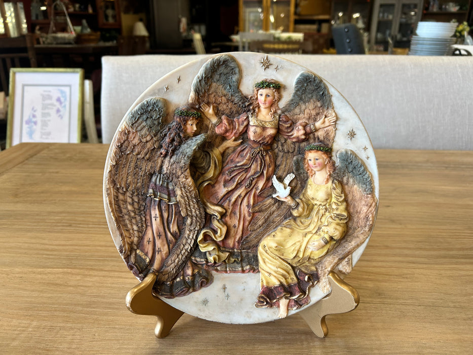 3D angel plate w stand 33609