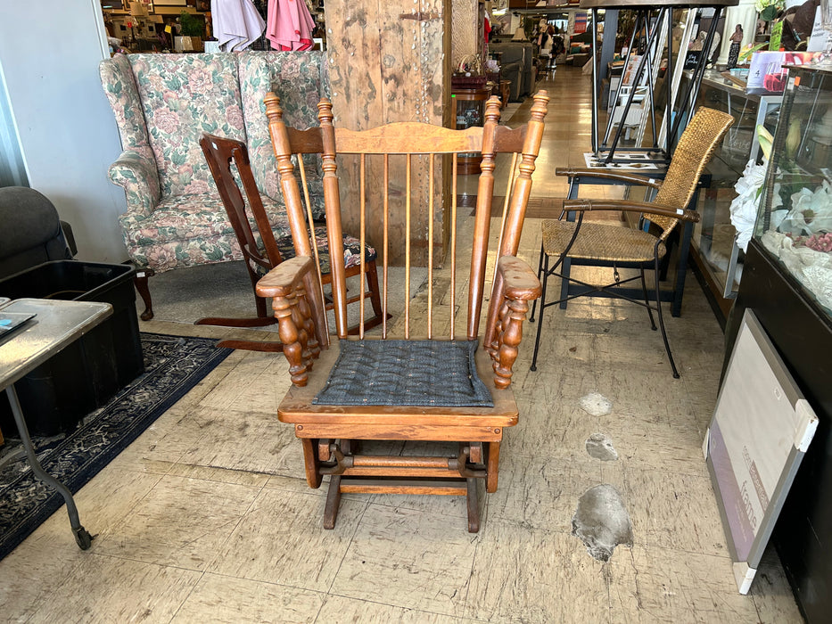 Wood glider gliding chair 33645