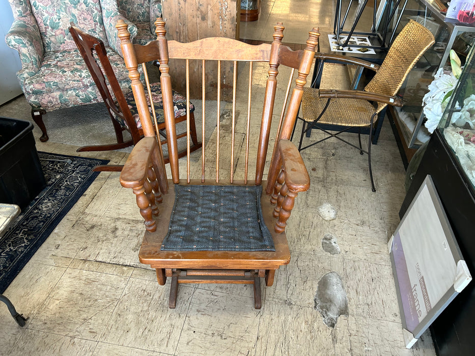 Wood glider gliding chair 33645