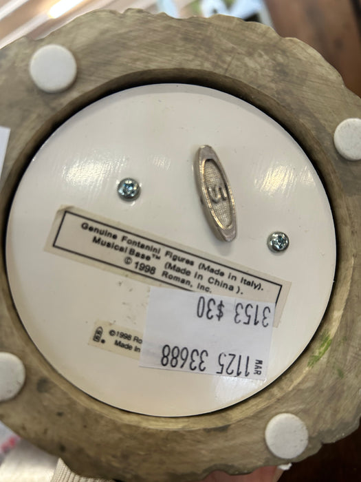 Vintage Fontanini Roman Nativity scene musical box 33688