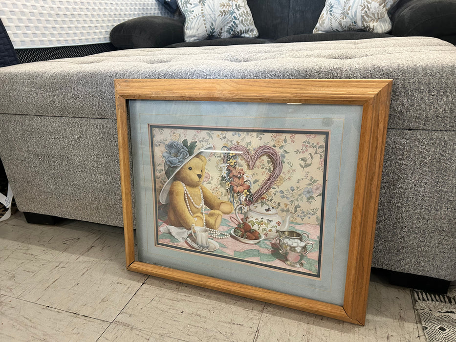 Afternoon tea print framed and matted picture 33726