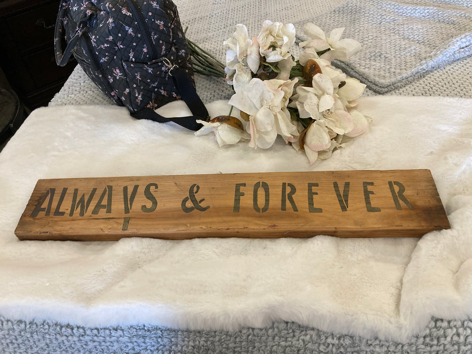 Always and forever sign 32507