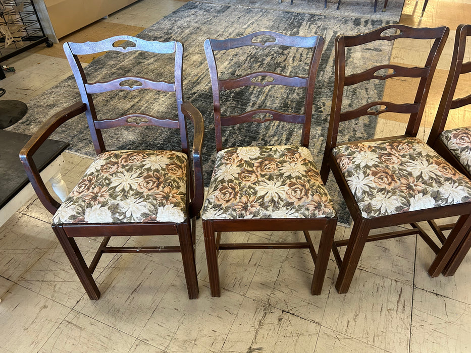 Wood upholstered seat kitchen or dining chairs 34218