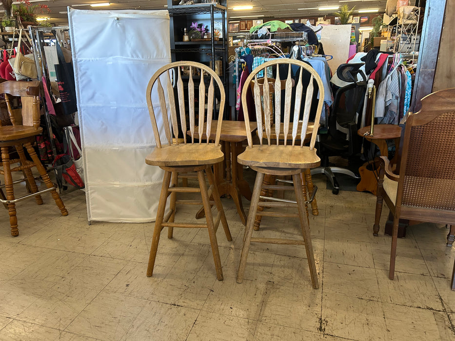 Wood swivel barstools bar stools 30 inch seat height 34220