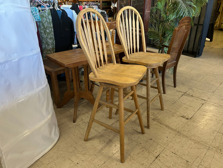 Wood swivel barstools bar stools 30 inch seat height 34220