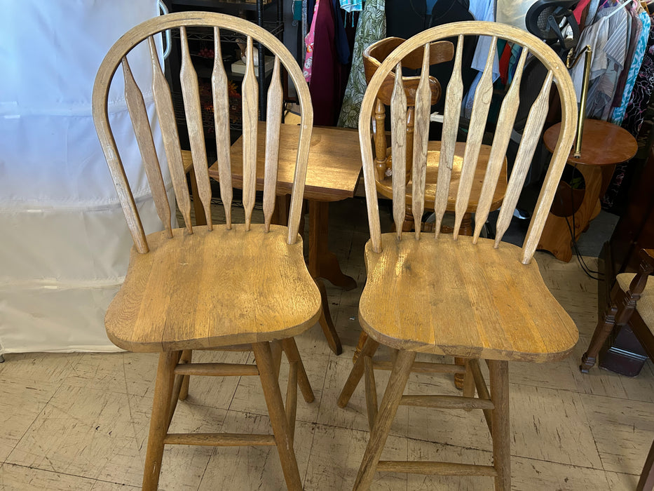 Wood swivel barstools bar stools 30 inch seat height 34220