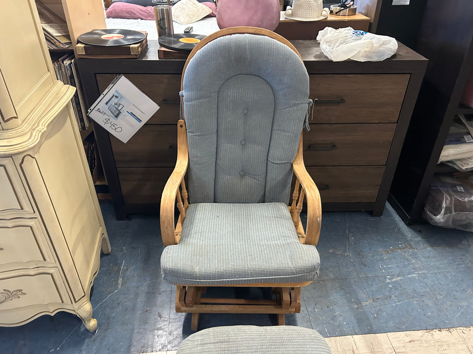 Glider chair with ottoman 34232