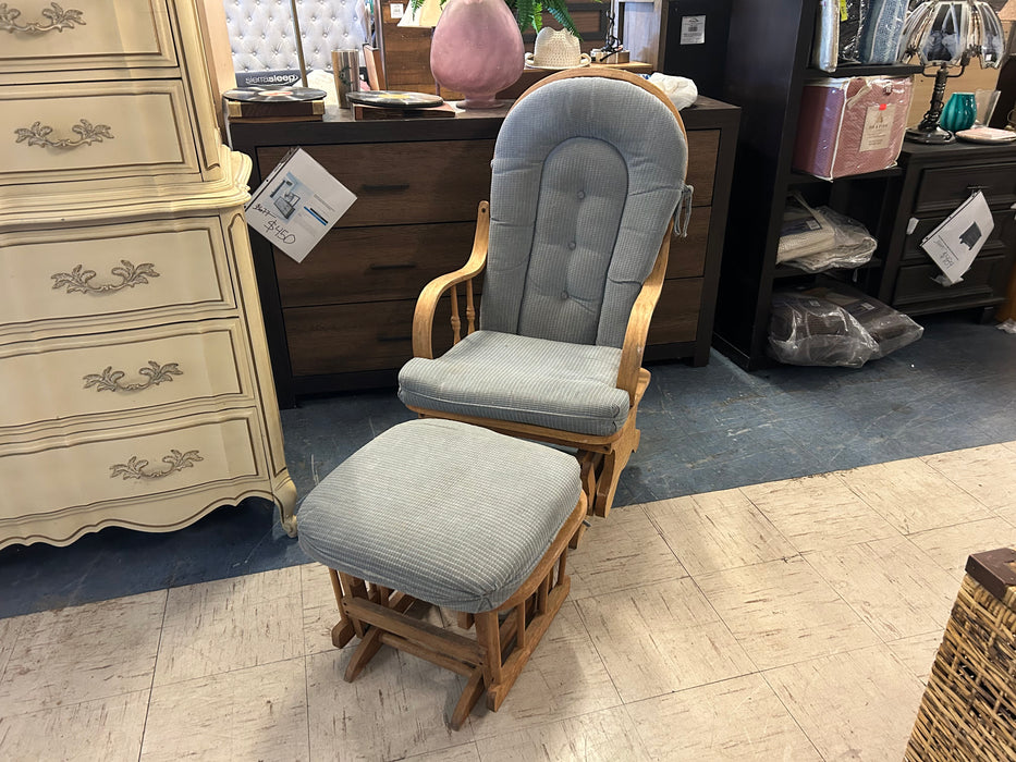 Glider chair with ottoman 34232