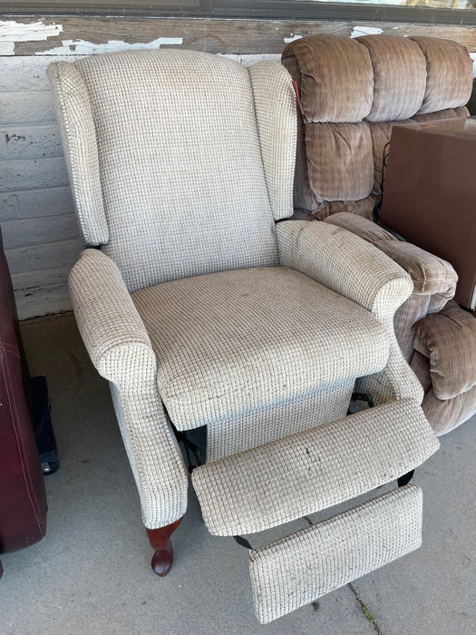 Wingback reclining upholstered accent recliner chair 32516