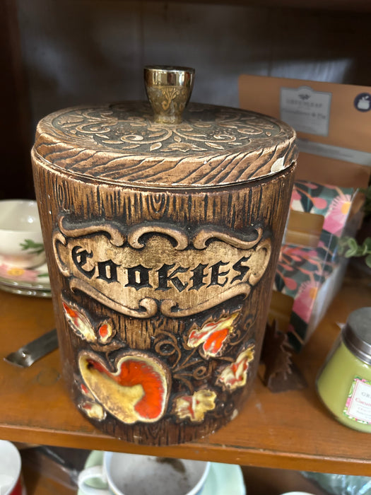 Treasure Craft fruit cookie jar with lid 34253