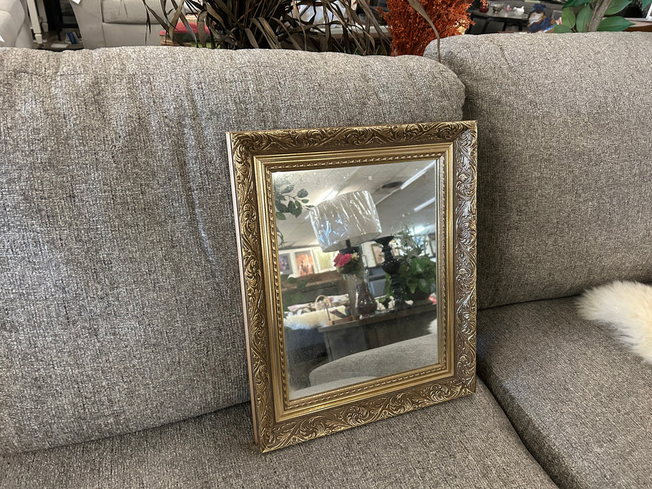 Gold framed mirror 34282