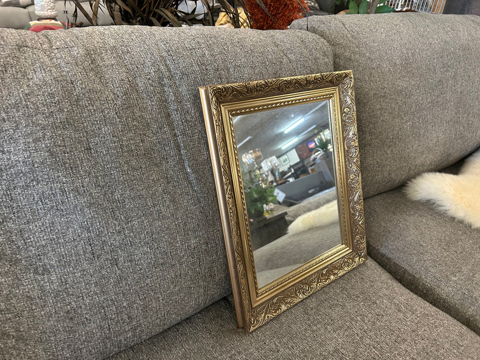Gold framed mirror 34282