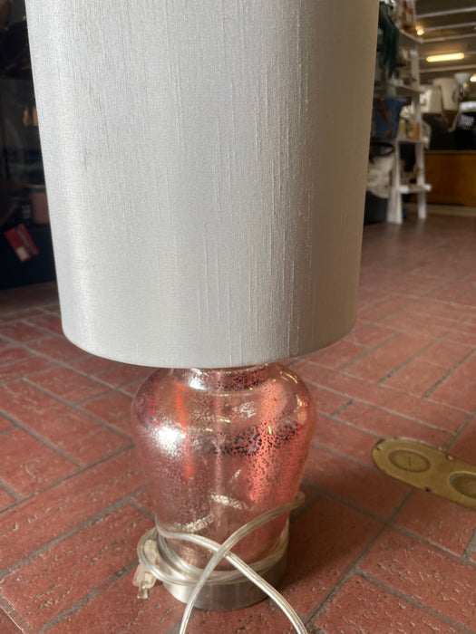 Small reflective glass lamp with shade 31513