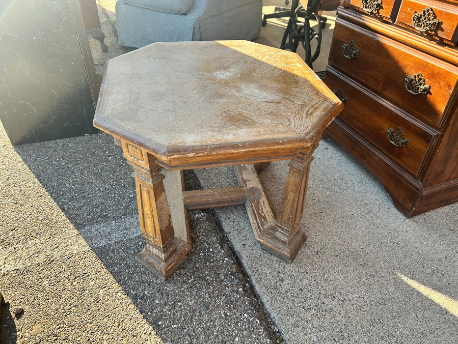Wooden end table AS IS 34002