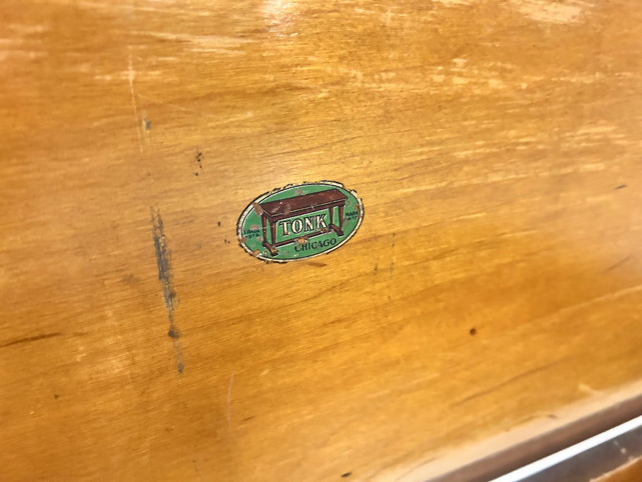 Small wooden storage bench for piano or other 34011