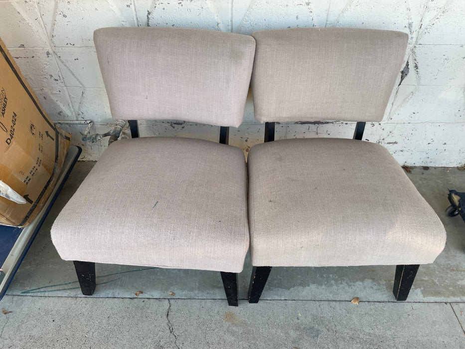 Armless accent chairs 31656