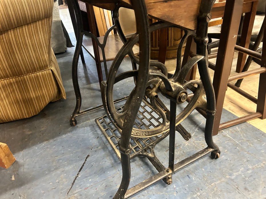 Handmade wood side table 34022