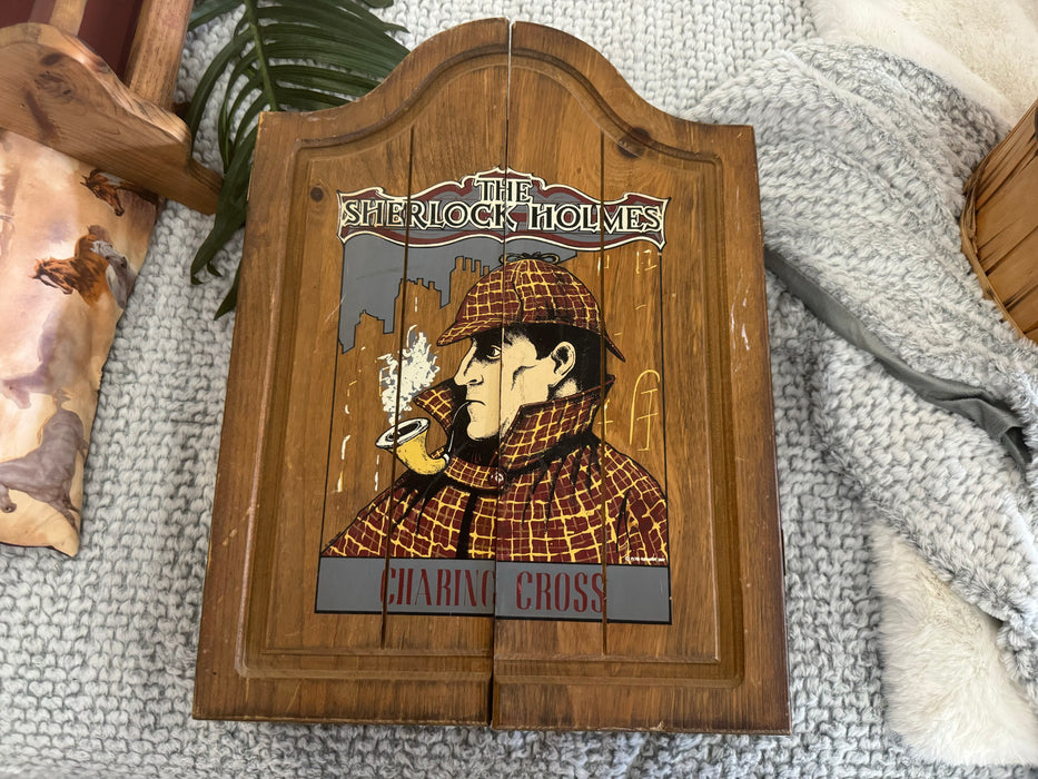 Sherlock Holmes charing cross vintage wall cabinet 33055