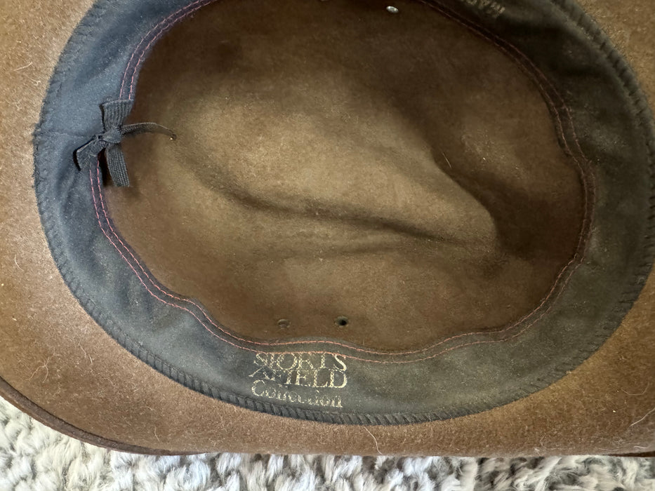 Sport Afield brown cowboy hat 33069