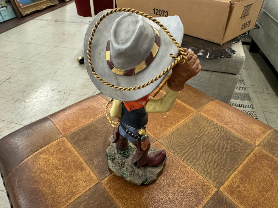 Cowboy rootin tootin figurine 33076