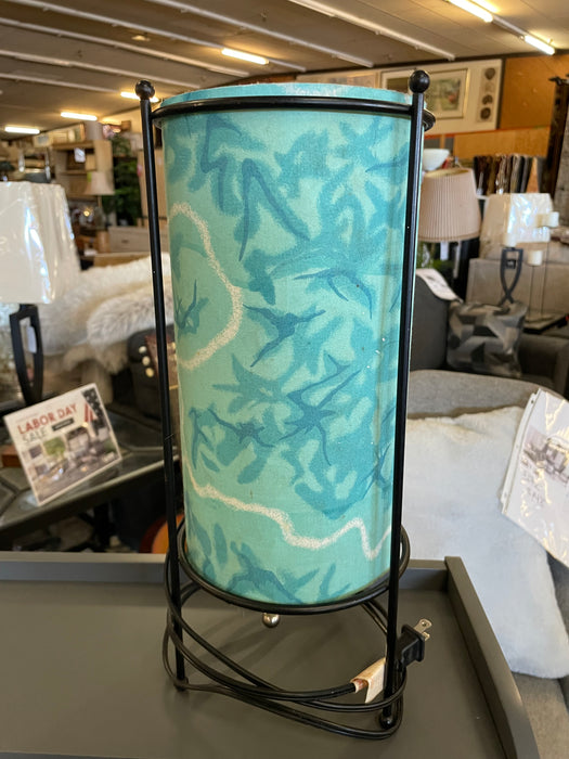 Small teal lamp 31495