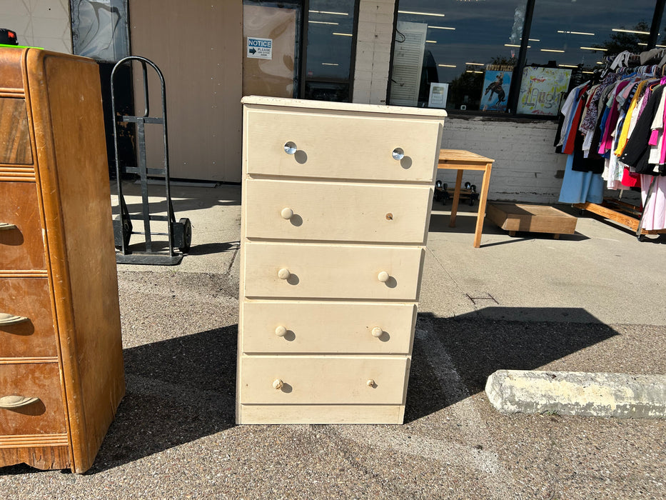 Wood 5 drawer chest dresser 33927
