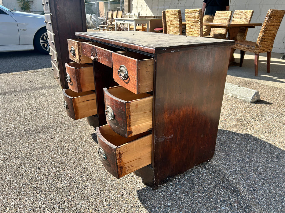 Wood 7 drawer student desk 33929