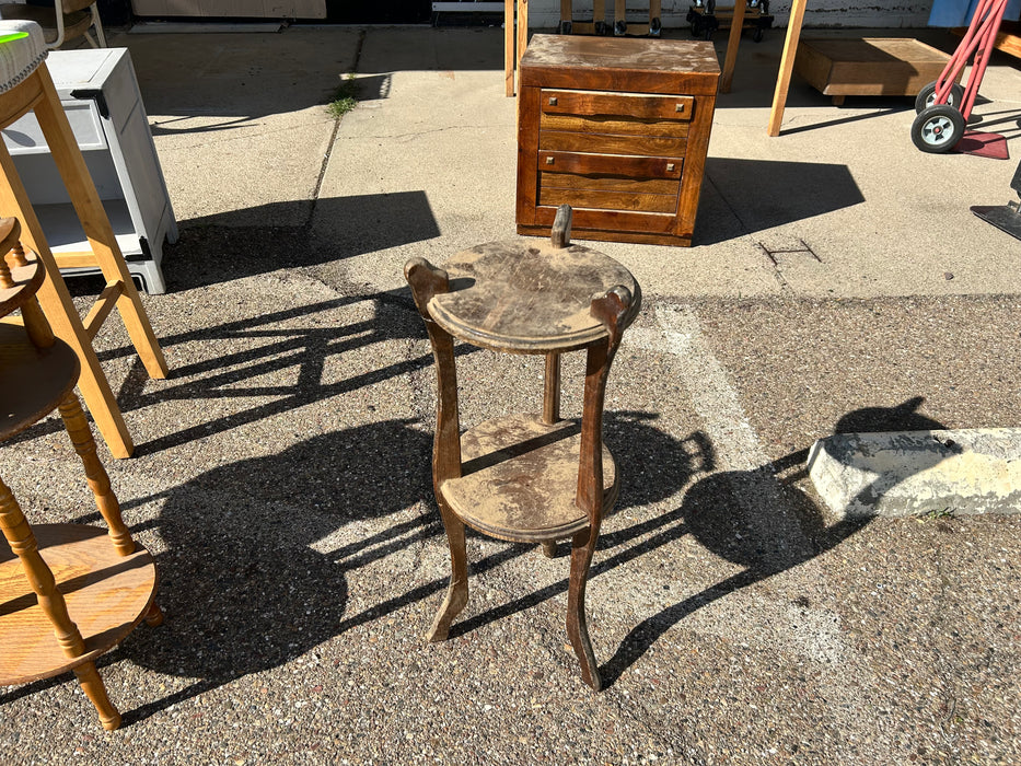 Wood 2 tier stand 33934