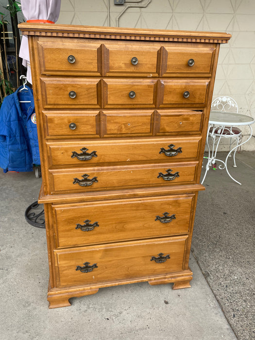 6 drawer wood chest of drawers dresser 33166