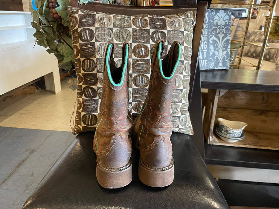 Justin gypsy cowgirl cowboy women's size 8B boots 31502