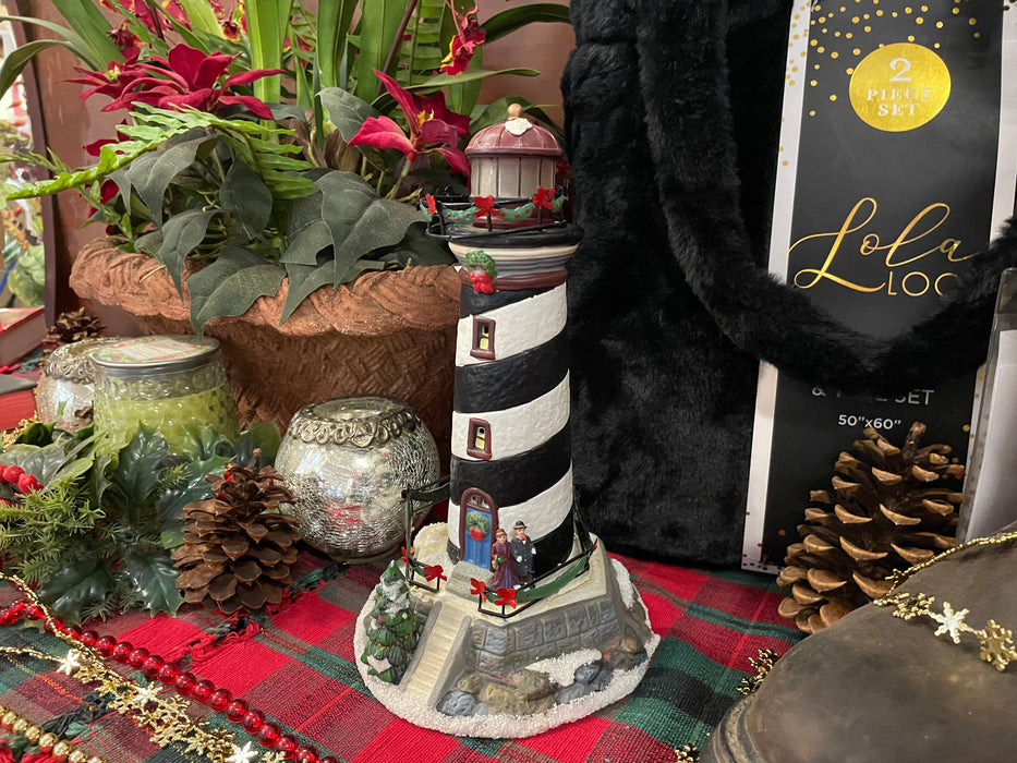 Christmas lighthouse decor nightlight lamp 33189